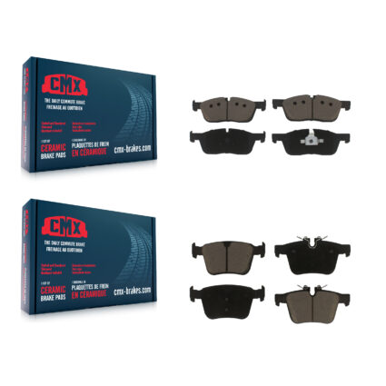 Front Rear Ceramic Brake Pad Kit For Land Rover Jaguar F-Pace Discovery Sport Range Velar KCX-100271