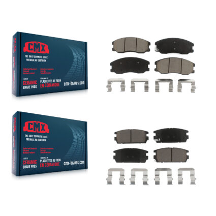 Front Rear Ceramic Brake Pads Kit For Chevrolet Equinox Pontiac Torrent Saturn Vue Suzuki KCX-100273