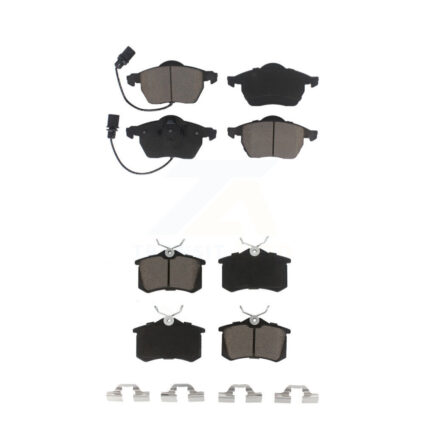 Front Rear Ceramic Brake Pads Kit For Volkswagen Passat Audi A4 Quattro A6 S6 KCX-100276