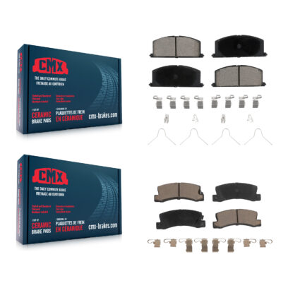 Front Rear Ceramic Brake Pads Kit For Toyota Corolla Celica Geo Prizm Chevrolet Nova KCX-100280