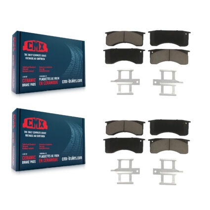 Front Rear Ceramic Brake Pad Kit For IC Corporation International CE School Bus 4300 Hino KCX-100281