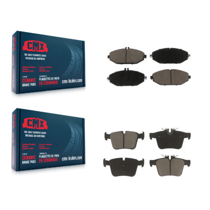 Front Rear Ceramic Brake Pads Kit For Mercedes-Benz C300 Without Sport Package KCX-100285