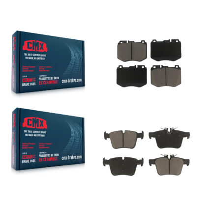 Front Rear Ceramic Brake Pads Kit For Mercedes-Benz C300 C400 C350e KCX-100286