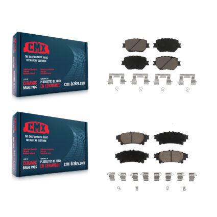 Front Rear Ceramic Brake Pads Kit For Lexus IS250 KCX-100287