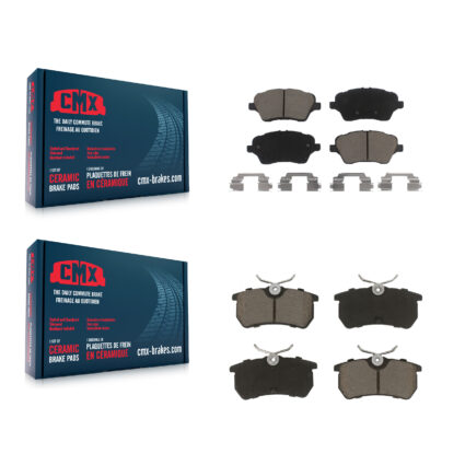 Front Rear Ceramic Brake Pads Kit For 2014-2019 Ford Fiesta ST KCX-100291