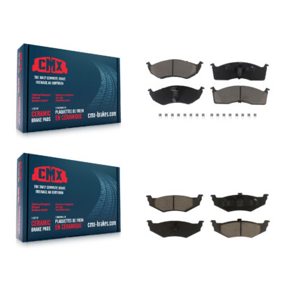 Front Rear Ceramic Brake Pads Kit For Neon Chrysler Dodge Plymouth KCX-100292