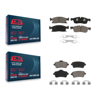 Front Rear Ceramic Brake Pad Kit For Mercedes-Benz ML350 GLE400 GLE350 GL350 GLS450 ML400 KCX-100294