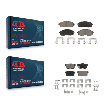 Front Rear Ceramic Brake Pads Kit For Suzuki SX4 Crossover KCX-100305