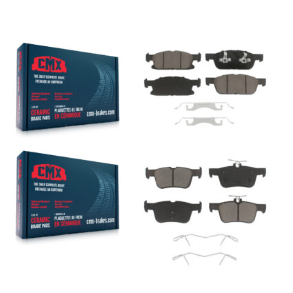 Front Rear Ceramic Brake Pads Kit For Ford Edge Lincoln Nautilus MKX KCX-100307