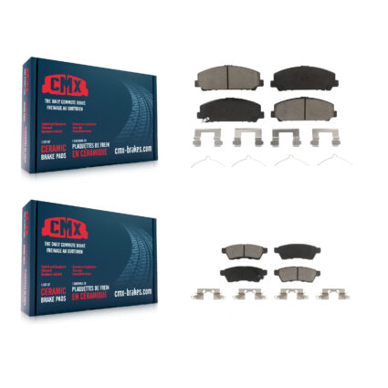 Front Rear Ceramic Brake Pads Kit For Suzuki Equator KCX-100309