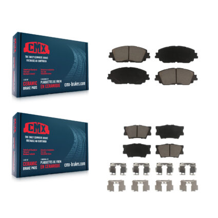 Front Rear Ceramic Brake Pads Kit For Toyota Camry KCX-100328