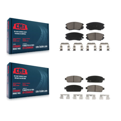 Front Rear Ceramic Brake Pads Kit For Cadillac ELR Buick Cascada KCX-100330