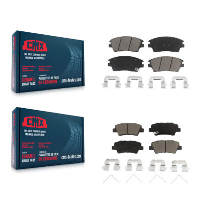 Front Rear Ceramic Brake Pads Kit For Hyundai Tucson Kia Sportage KCX-100333