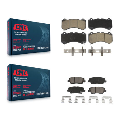 Front Rear Ceramic Brake Pads Kit For Cadillac CTS KCX-100335