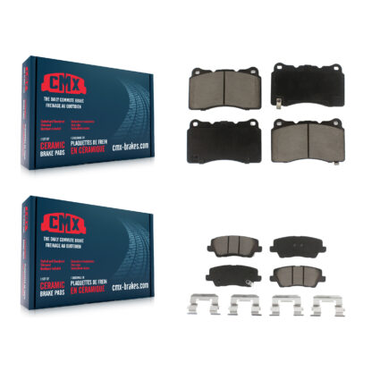 Front Rear Ceramic Brake Pads Kit For Cadillac ATS CTS KCX-100336