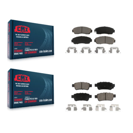 Front Rear Ceramic Brake Pads Kit For 2005-2010 Honda Odyssey KCX-100346