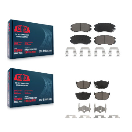 Front Rear Ceramic Brake Pads Kit For Hyundai Tiburon KCX-100363