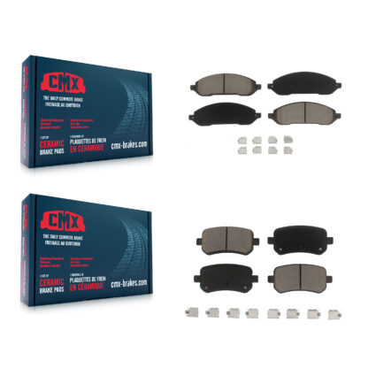 Front Rear Ceramic Brake Pads Kit For 2004-2007 Ford Freestar Mercury Monterey KCX-100368