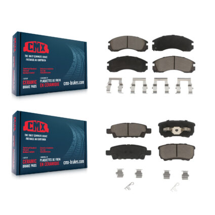 Front Rear Ceramic Brake Pads Kit For 2005-2006 Mitsubishi Outlander KCX-100370