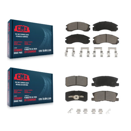 Front Rear Ceramic Brake Pads Kit For Mitsubishi Lancer KCX-100371