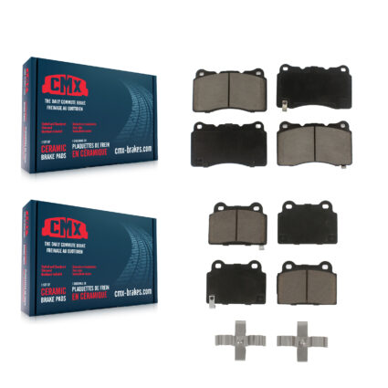 Front Rear Ceramic Brake Pads Kit For Mitsubishi Lancer KCX-100373