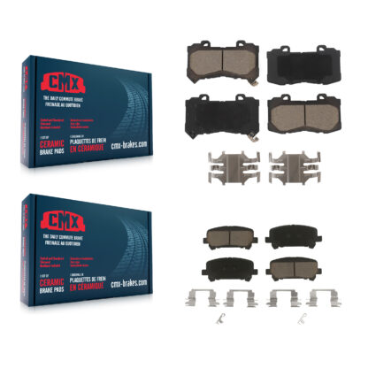 Front Rear Ceramic Brake Pads Kit For 2015-2020 Chevrolet Colorado GMC Canyon KCX-100375