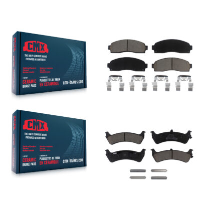 Front Rear Ceramic Brake Pads Kit For 2001 Ford Explorer Sport KCX-100380