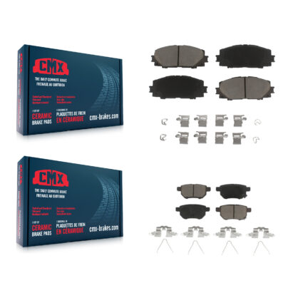 Front Rear Ceramic Brake Pads Kit For Toyota Yaris KCX-100382