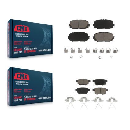 Front Rear Ceramic Brake Pads Kit For Toyota Yaris KCX-100383