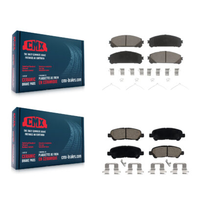 Front Rear Ceramic Brake Pads Kit For Toyota Highlander KCX-100384