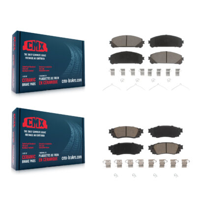 Front Rear Ceramic Brake Pads Kit For Lexus RX350 RX450h RX350L RX450hL KCX-100386