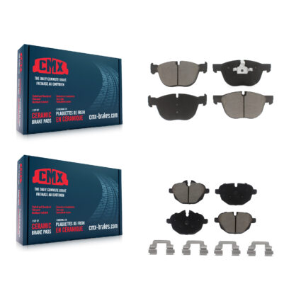Front Rear Ceramic Brake Pads Kit For 2017 BMW X4 M40i KCX-100395