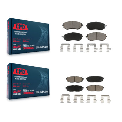Front Rear Ceramic Brake Pads Kit For Subaru BRZ Scion FR-S Toyota 86 KCX-100397