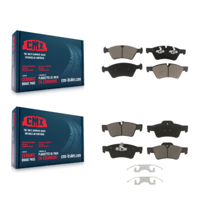 Front Rear Ceramic Brake Pad Kit For Mercedes-Benz ML350 ML320 GL350 R350 GL320 GL450 G55 KCX-100417
