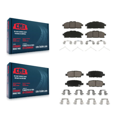 Front Rear Ceramic Brake Pads Kit For 2011-2017 Nissan Quest KCX-100428