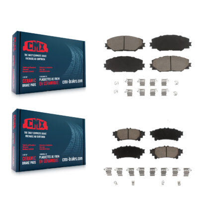 Front Rear Ceramic Brake Pads Kit For 2016-2020 Toyota Mirai KCX-100433