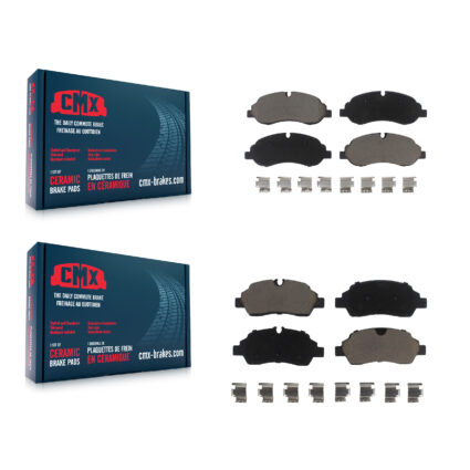 Front Rear Ceramic Brake Pads Kit For Ford Transit-250 Transit-150 Transit-350 HD KCX-100437