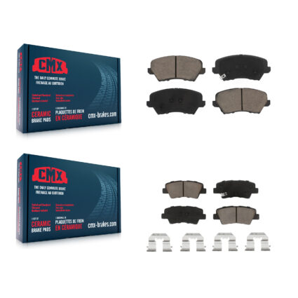 Front Rear Ceramic Brake Pads Kit For Kia Forte Hyundai Elantra GT Forte5 Koup KCX-100441
