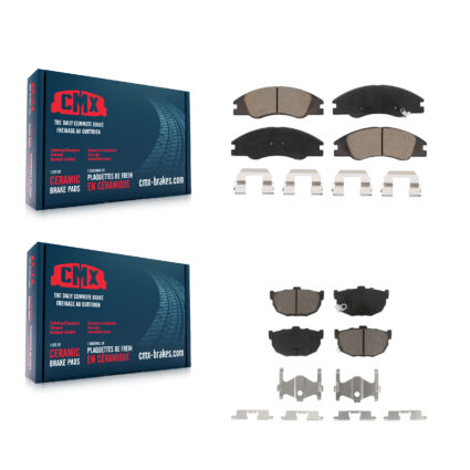 Front Rear Ceramic Brake Pads Kit For Kia Spectra Spectra5 KCX-100445