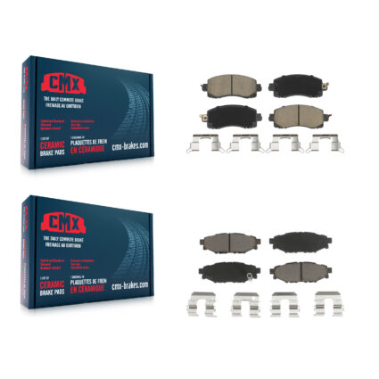 Front Rear Ceramic Brake Pads Kit For Subaru Crosstrek Impreza KCX-100452