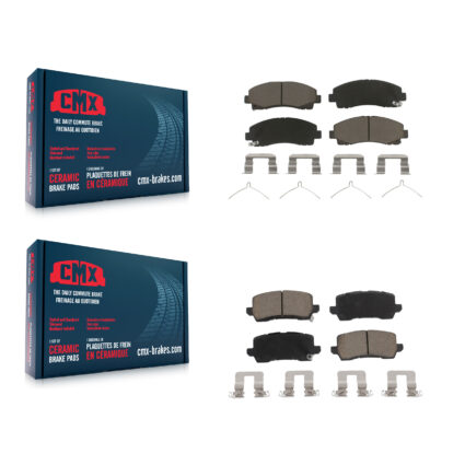 Front Rear Ceramic Brake Pads Kit For 2015-2020 Acura TLX KCX-100455