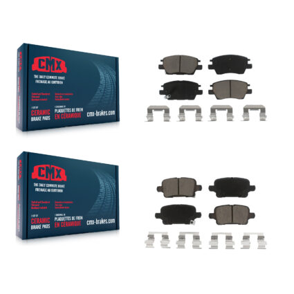 Front Rear Ceramic Brake Pads Kit For Chevrolet Cruze Bolt EV Volt EUV KCX-100468