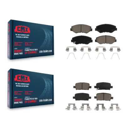 Front Rear Ceramic Brake Pads Kit For 2003-2008 Honda Pilot KCX-100475