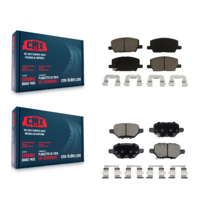 Front Rear Ceramic Brake Pads Kit For 2018-2022 Buick Encore Chevrolet Trax KCX-100480