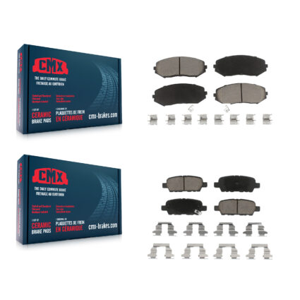 Front Rear Ceramic Brake Pads Kit For 2007-2013 Suzuki Grand Vitara KCX-100486