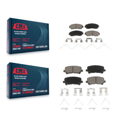 Front Rear Ceramic Brake Pads Kit For 2011-2017 Honda Odyssey KCX-100491