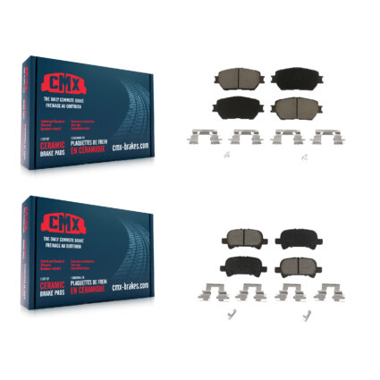 Front Rear Ceramic Brake Pads Kit For Toyota Camry Vehicles Manufactured In USA KCX-100493