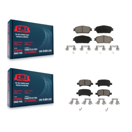 Front Rear Ceramic Brake Pads Kit For Toyota Camry Solara Avalon KCX-100495