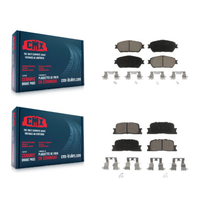 Front Rear Ceramic Brake Pads Kit For Toyota Camry Lexus ES330 ES300 KCX-100496
