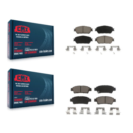 Front Rear Ceramic Brake Pads Kit For 2004-2010 Toyota Sienna KCX-100499